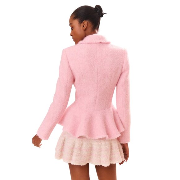 NEW LOVESHACKFANCY morrow jacket in heavenly pink Size XS/S - Picture 2 of 13